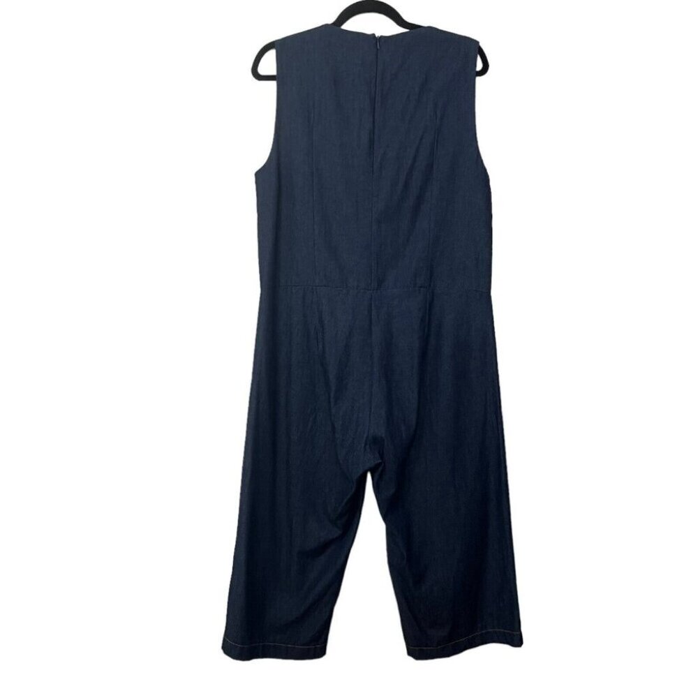 Vintage Robyn Reynolds Jeans Dark Denim Romper Jumpsuit Womens New Zealand‎ 10 - Picture 3 of 8